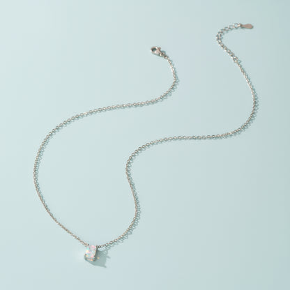 Collier Moissanite Taille Emeraude