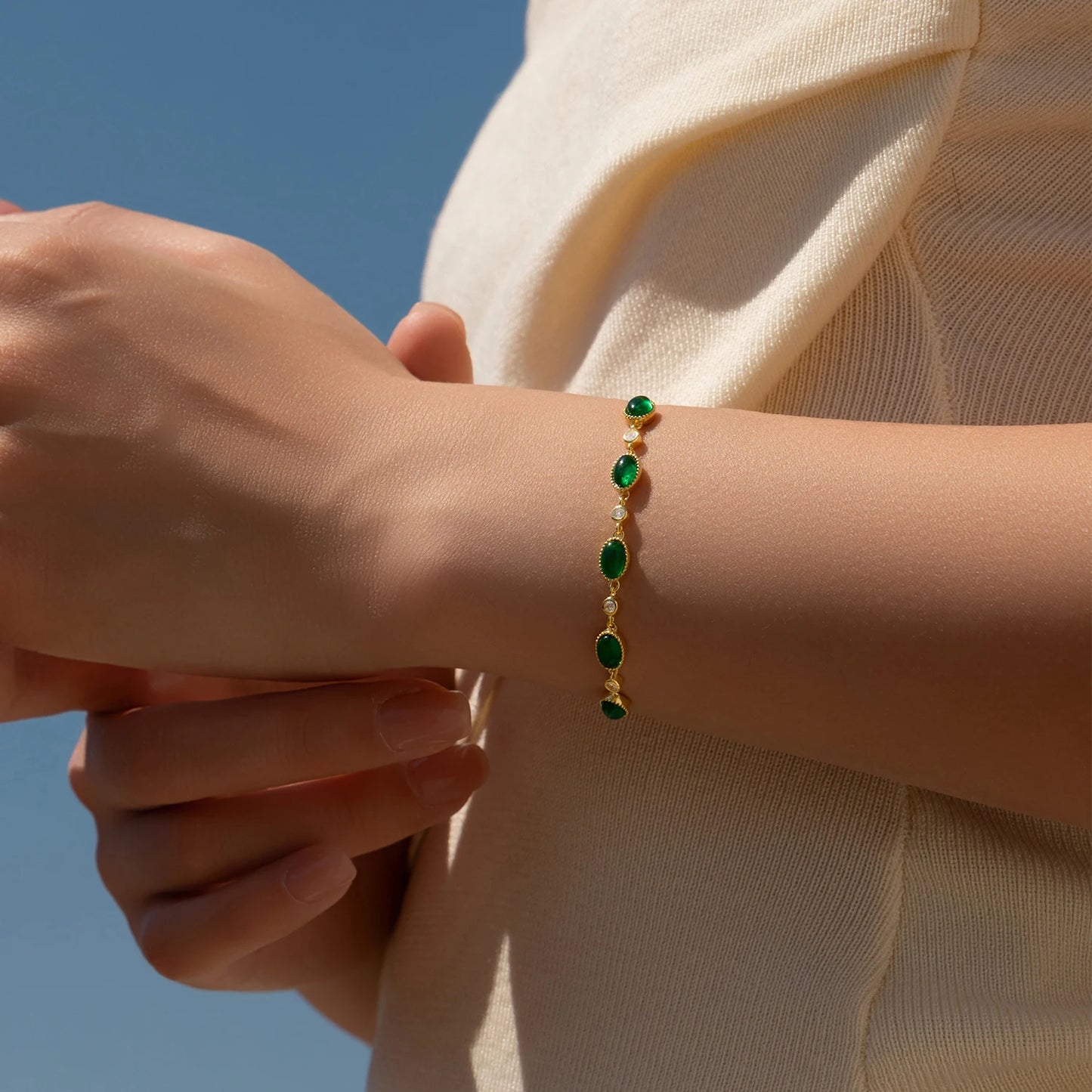 Bracelet Vert Impérial