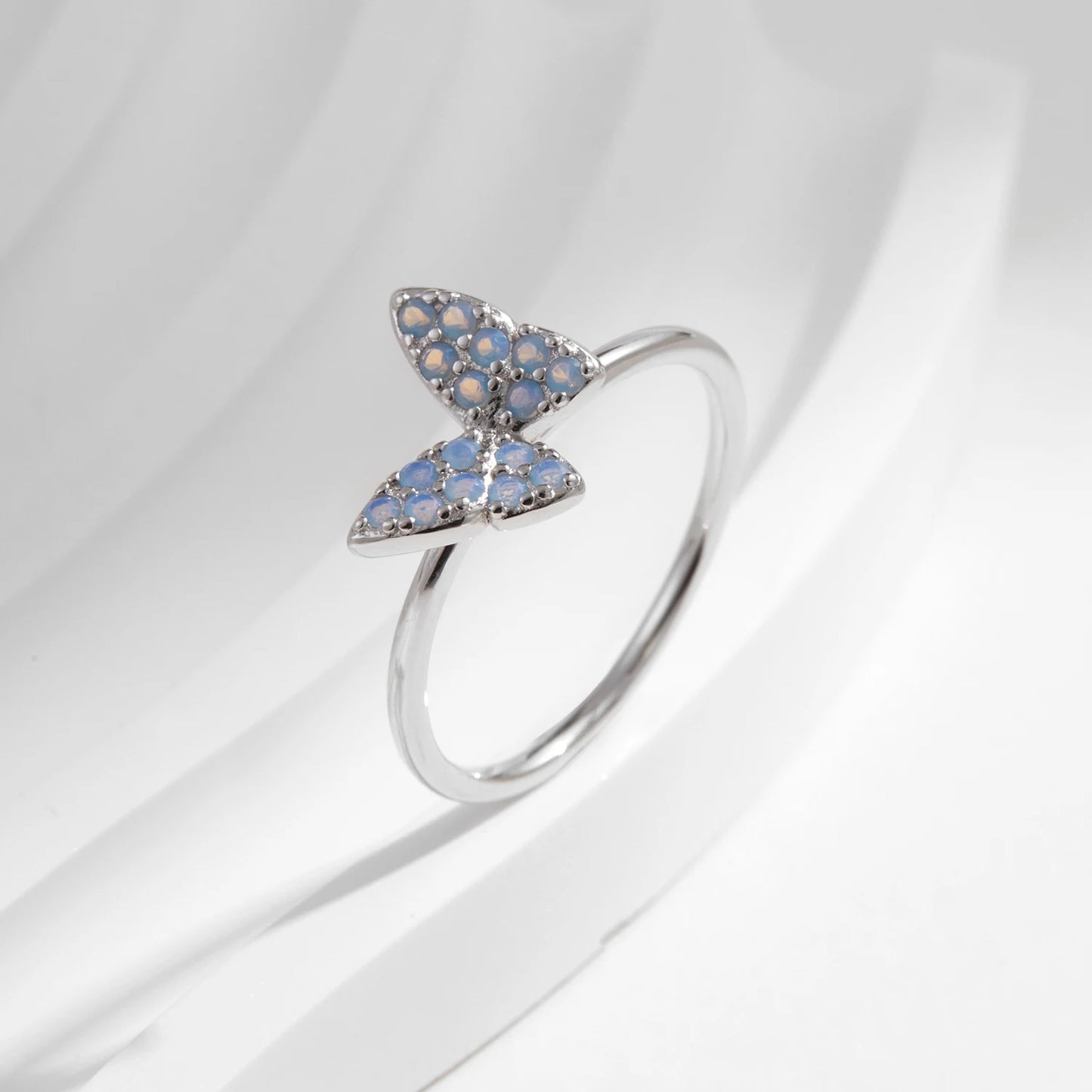 Bague Argent Papillon