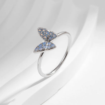 Bague Argent Papillon
