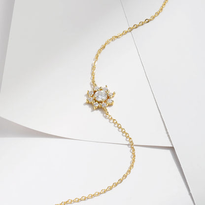 Bracelet Chaîne Flocon de Neige