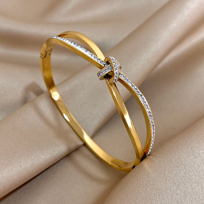 Bracelet Jonc Croisé