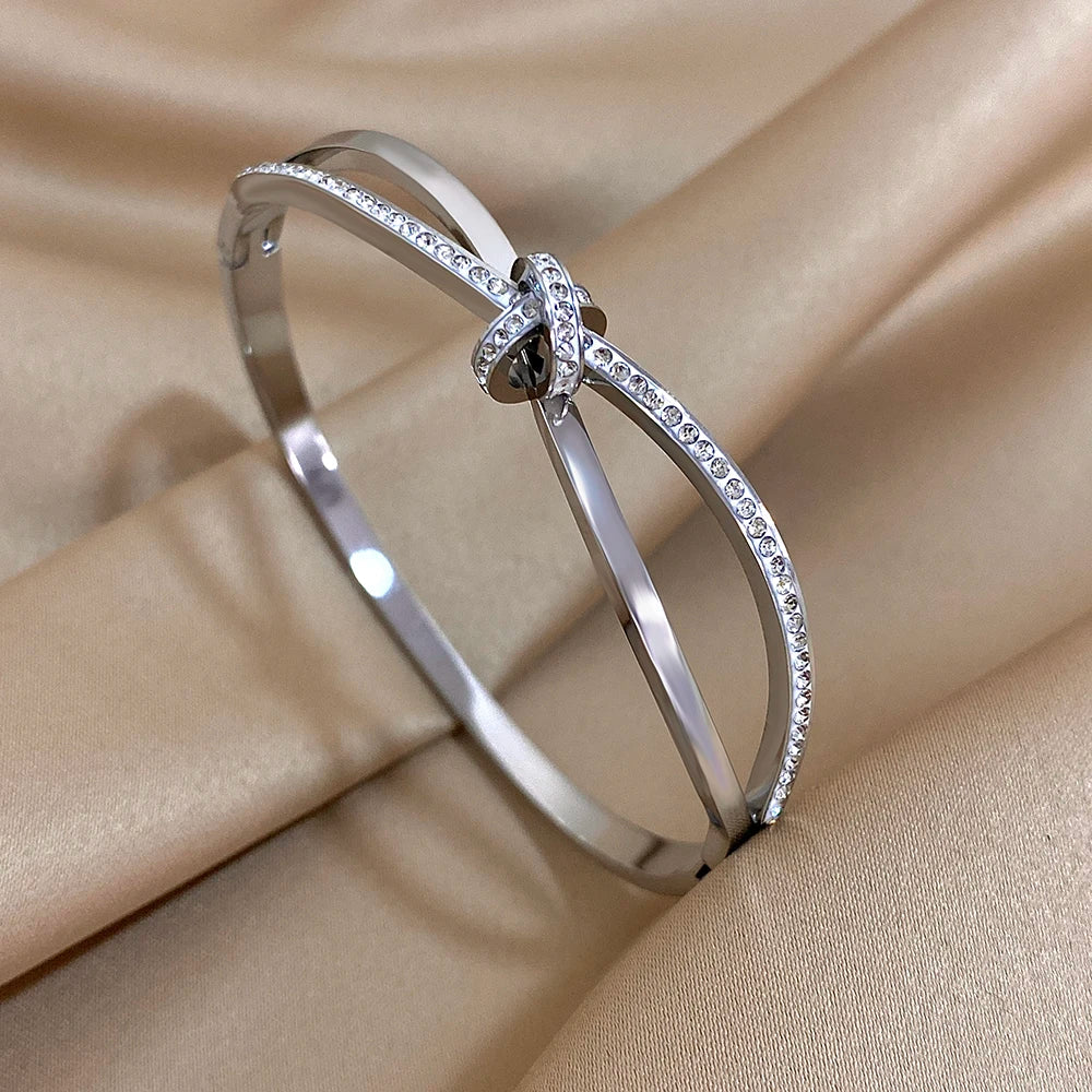 Bracelet Jonc Croisé