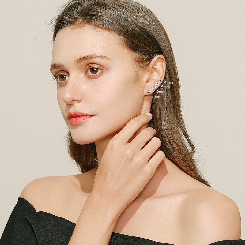 Clous d'oreilles Argent