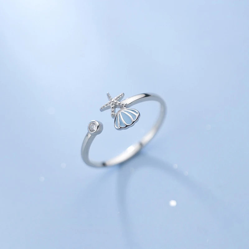 Bague Coquillage Etoilé