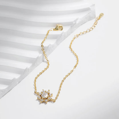 Bracelet Chaîne Flocon de Neige