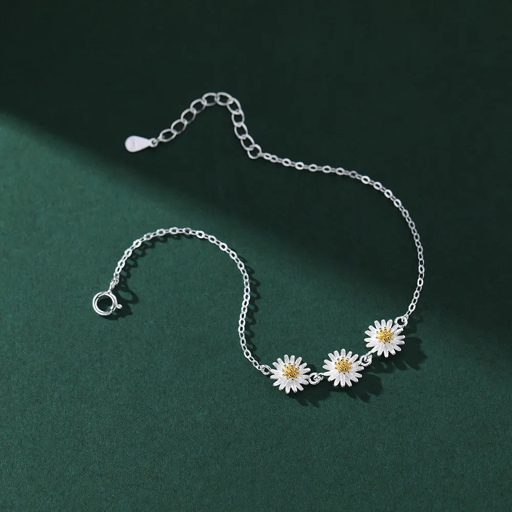Bracelet Fleurs Marguerites