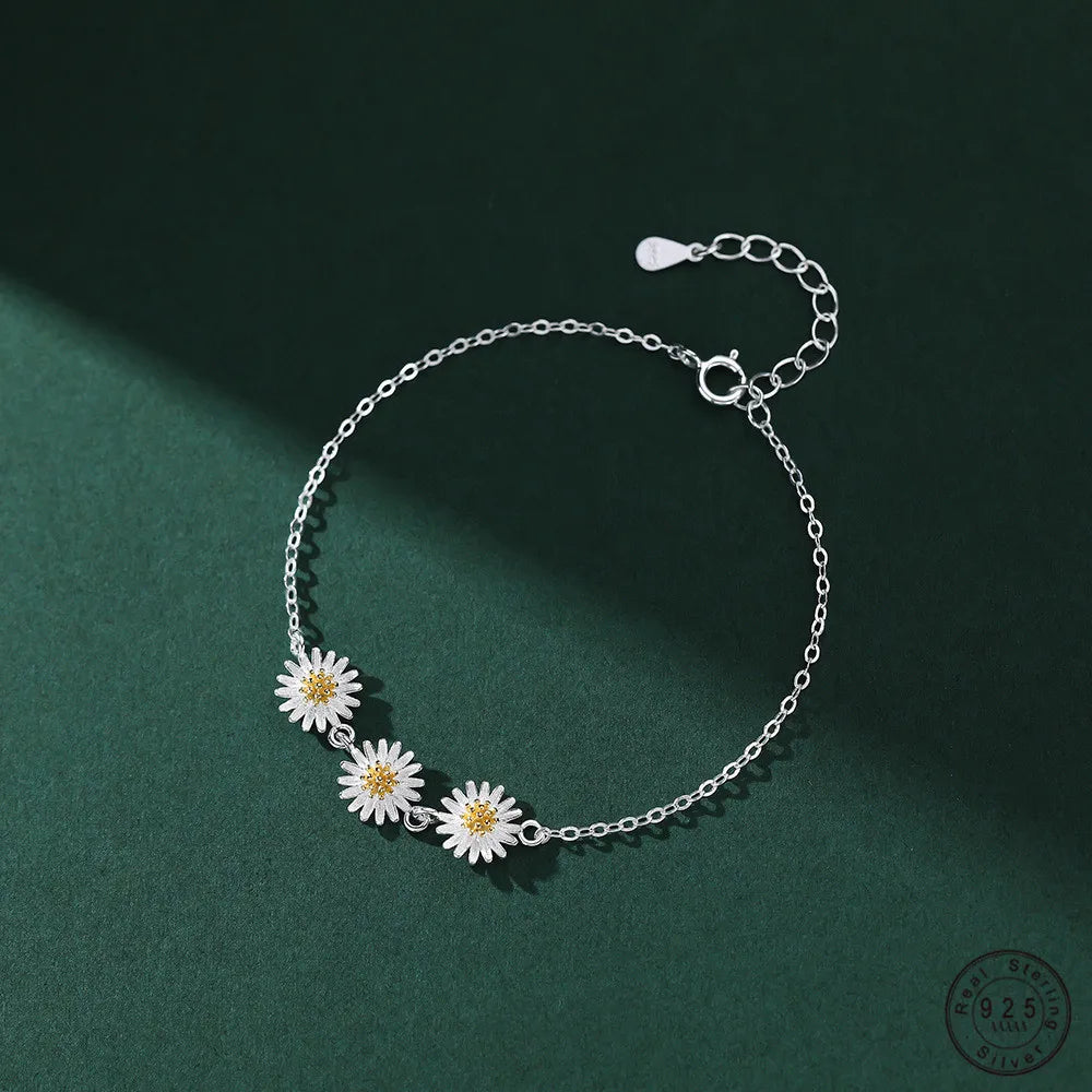 Bracelet Fleurs Marguerites