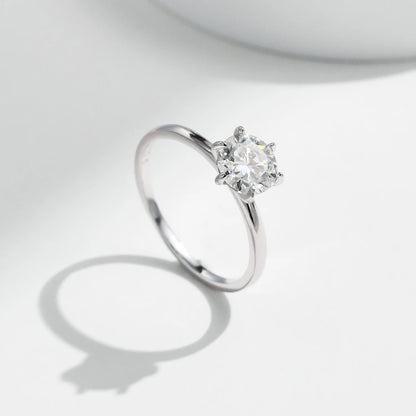 Bague Solitaire Argent