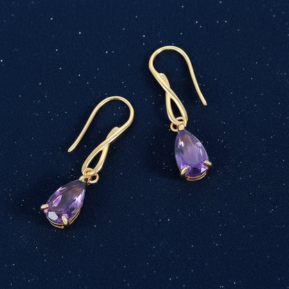 Boucles d'Oreilles Améthyste