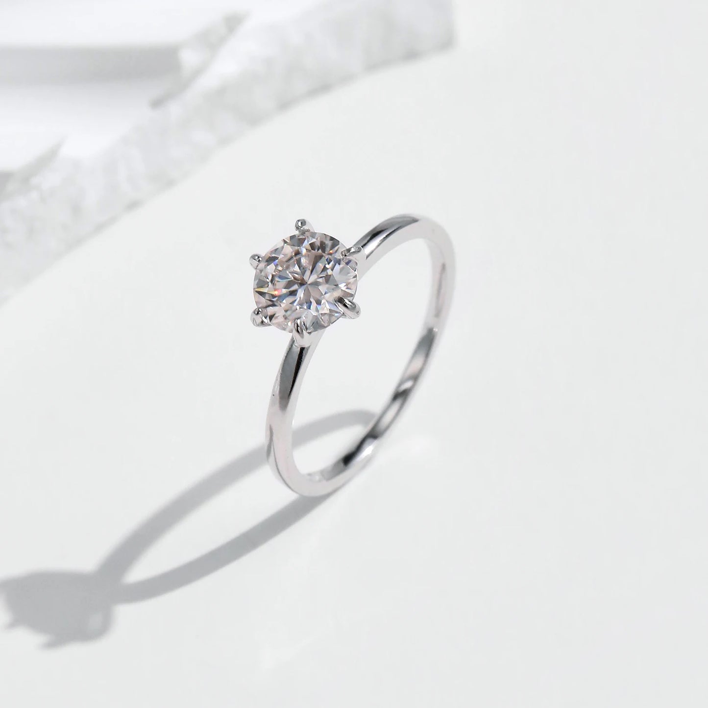 Bague Solitaire Argent