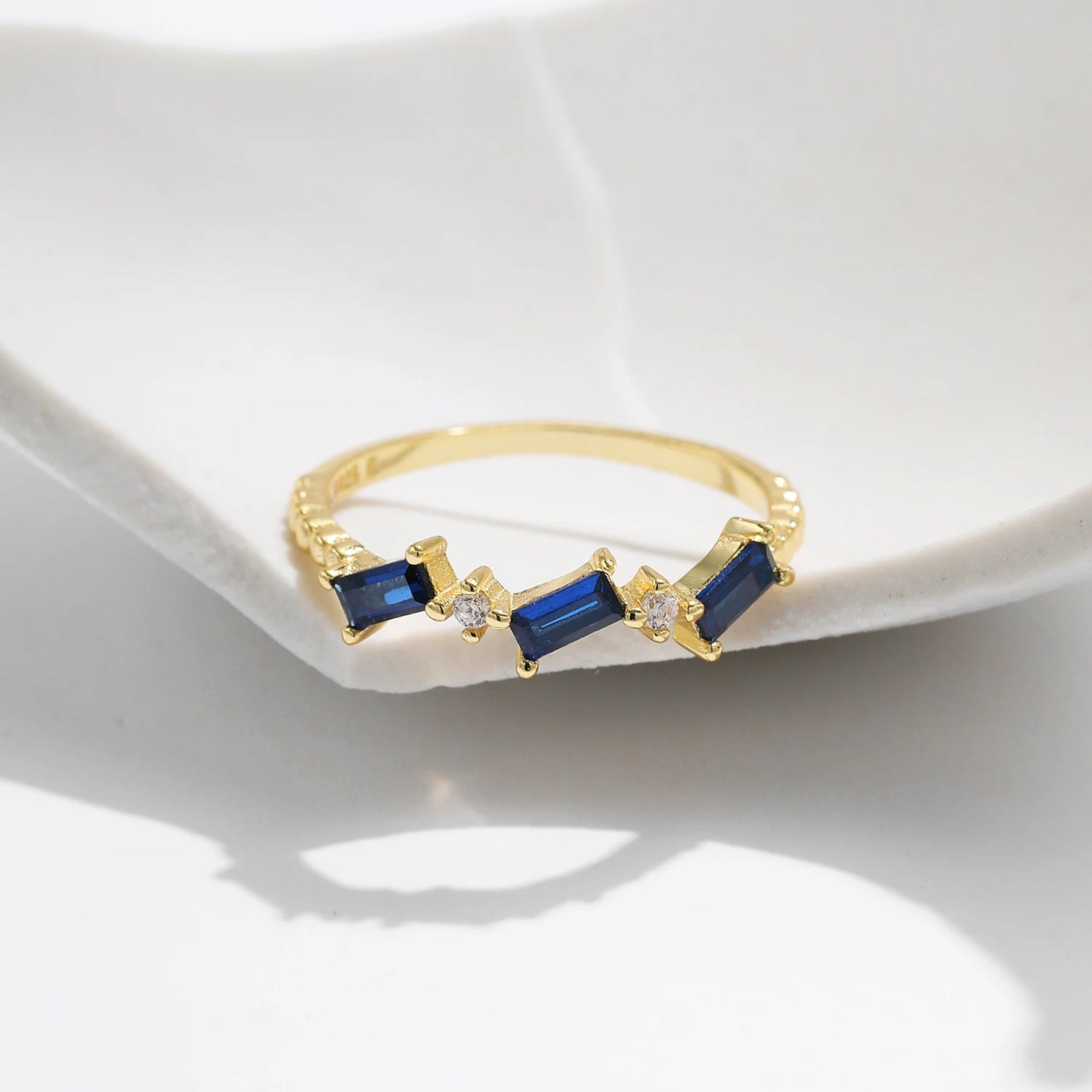 Bague Vintage Bleue