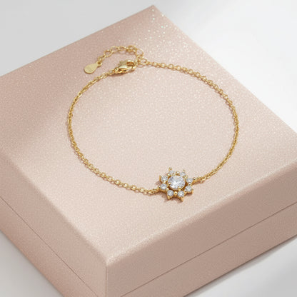 Bracelet Chaîne Flocon de Neige