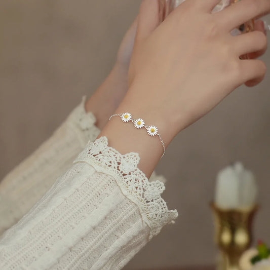 Bracelet Fleurs Marguerites