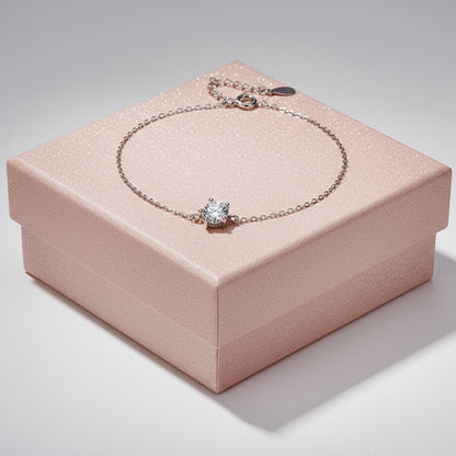 Bracelet Moissanite Étoile Polaire