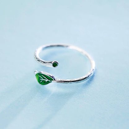 Bague Feuille d'été