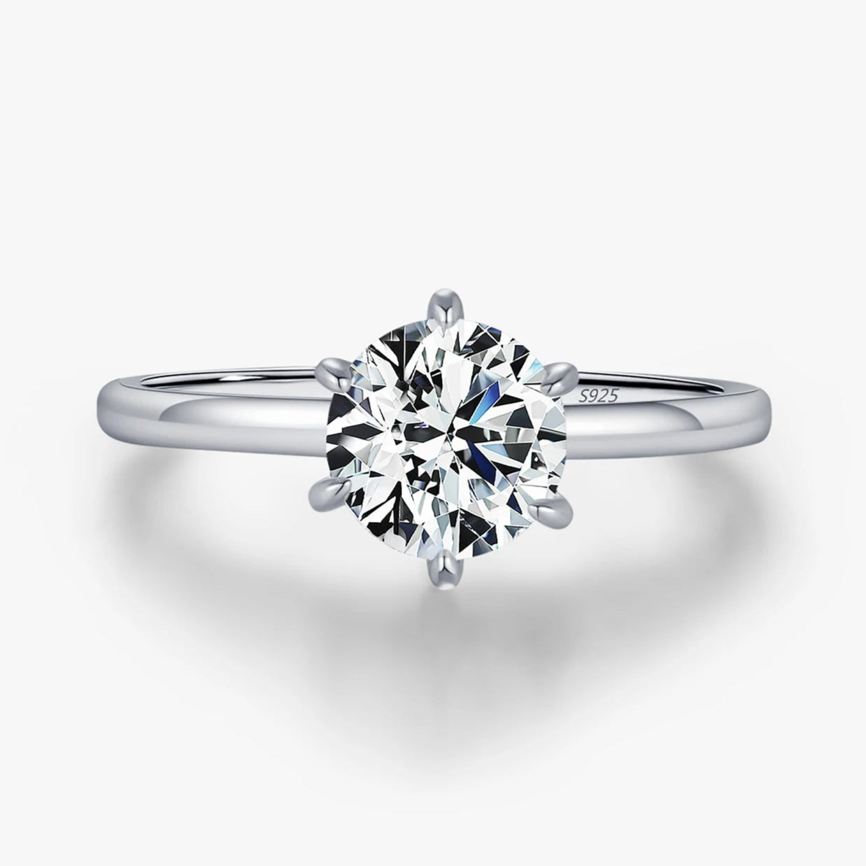 Bague Solitaire Argent