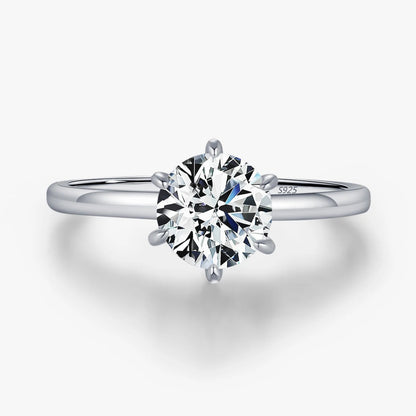 Bague Solitaire Argent