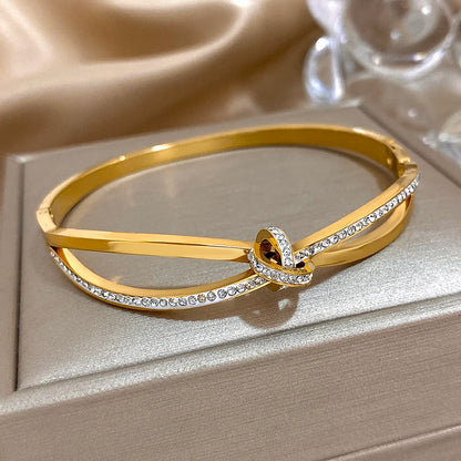 Bracelet Jonc Croisé