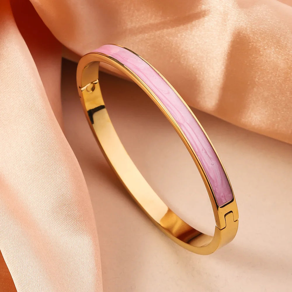 Bracelet Jonc Nacré