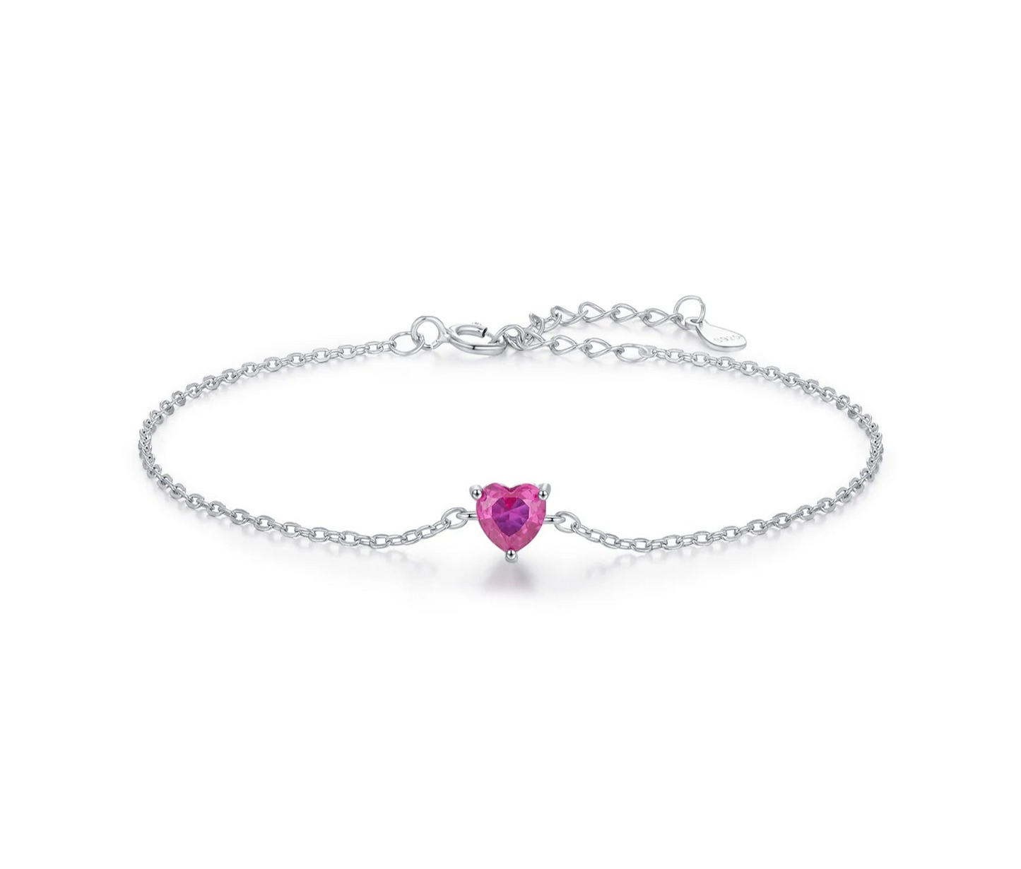 Bracelet Cœur Rose