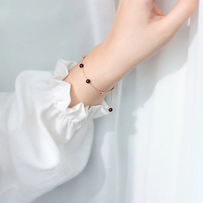 Bracelet Perles de Grenat