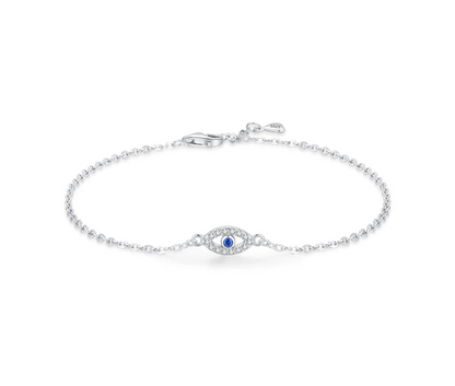 Bracelet Argent Œil Grec