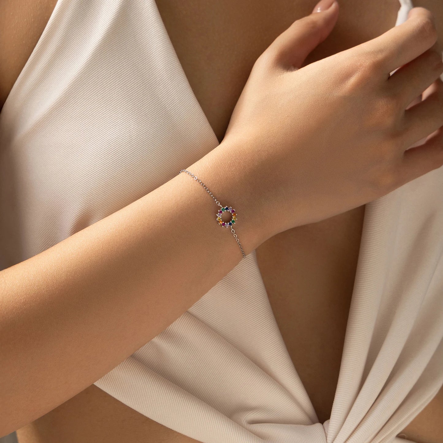 Bracelet Argent Soleil