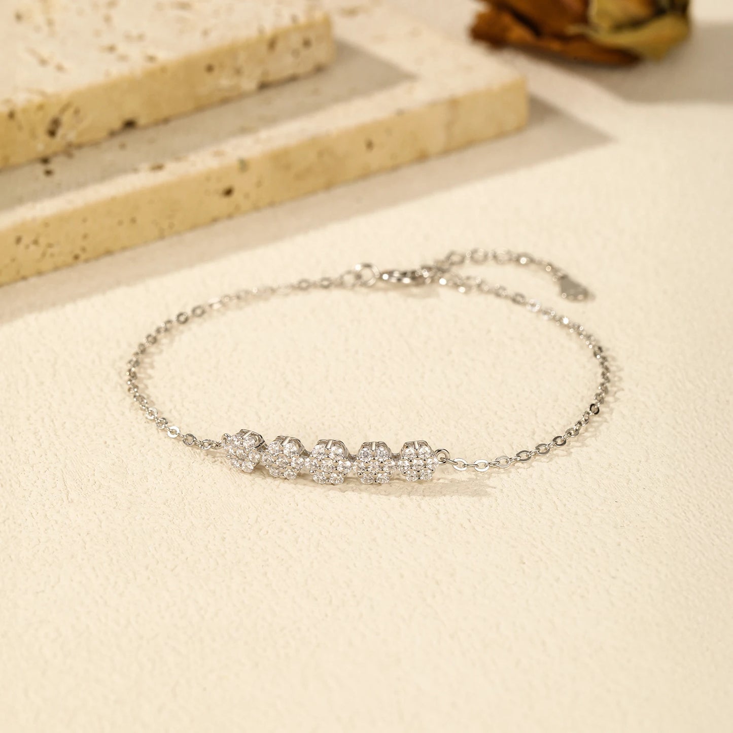 Bracelet Chaîne de Fleurs