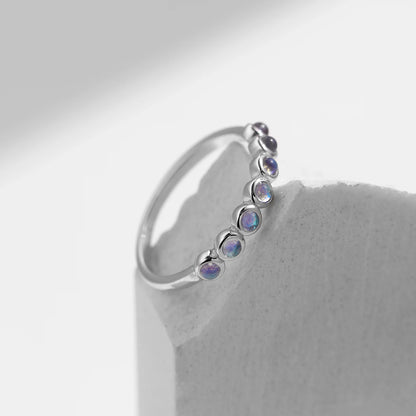 Bague Argent Pierre de Lune