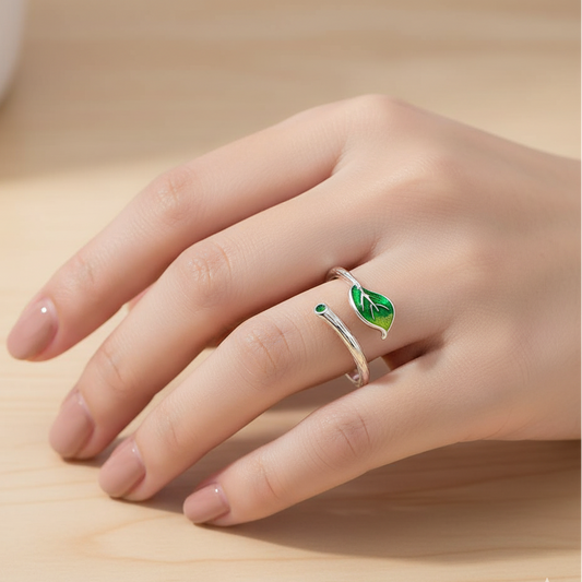 Bague Feuille d'été
