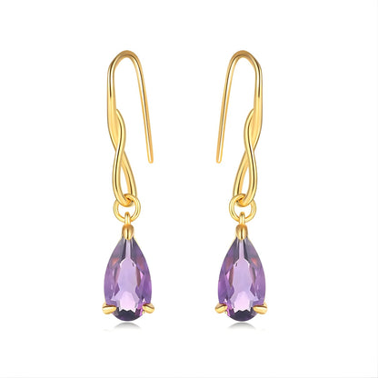 Boucles d'Oreilles Améthyste