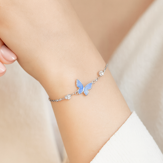 Bracelet Argent Papillon