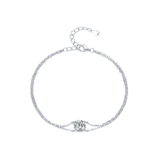 bracelet moissanite éclipse nocturne