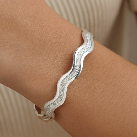 Bracelet Vagues d’Argent Poignet